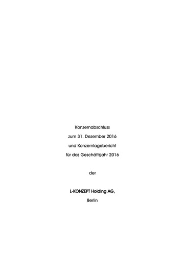 Thumbnail CGRE AG Financial Statement 2016
