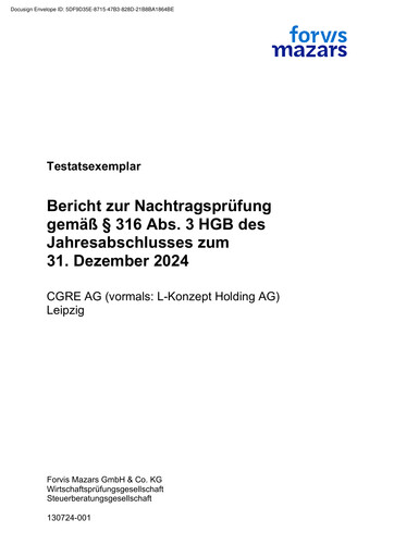 Thumbnail CGRE AG Financial Statement 2024