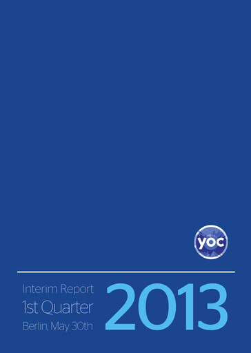 Thumbnail YOC AG Quarterly Report 2013-q1