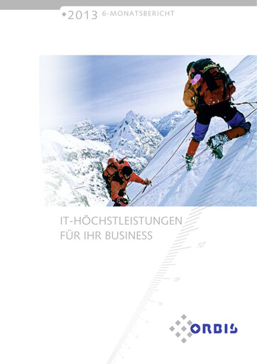Thumbnail ORBIS AG Half-year Report 2013-h1