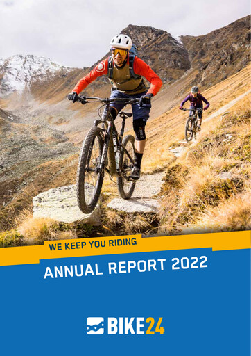 Thumbnail Bike24 Holding Annual Report 2022