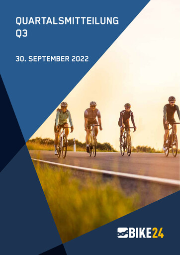 Thumbnail Bike24 Holding Quarterly Report 2022-q3