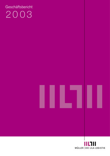 Thumbnail Müller - Die lila Logistik Annual Report 2003