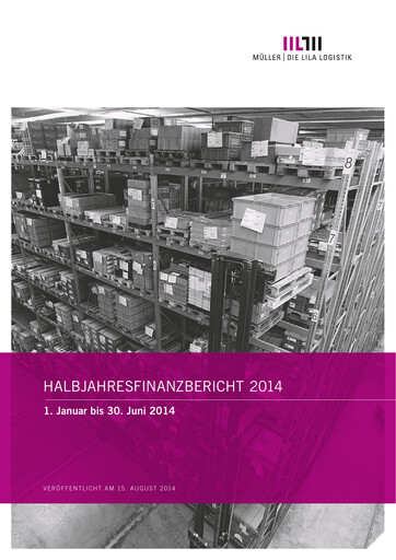 Vorschaubild Müller - Die lila Logistik Halbjahresbericht 2014