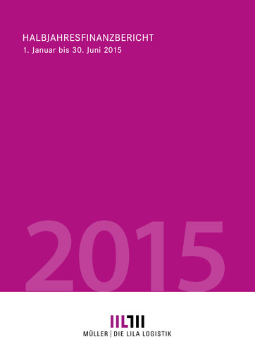 Vorschaubild Müller - Die lila Logistik Halbjahresbericht 2015