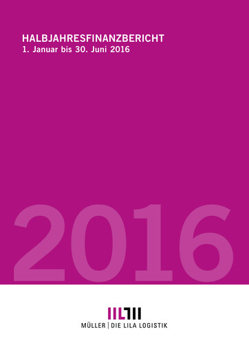 Vorschaubild Müller - Die lila Logistik Halbjahresbericht 2016
