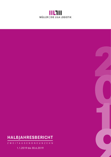 Vorschaubild Müller - Die lila Logistik Halbjahresbericht 2019