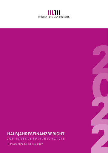 Vorschaubild Müller - Die lila Logistik Halbjahresbericht 2022
