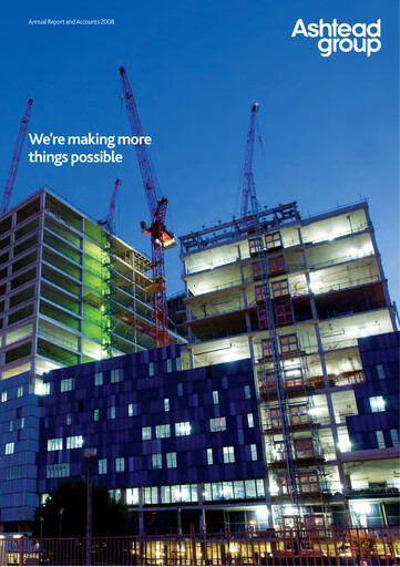 Thumbnail Ashtead Annual Report 2008