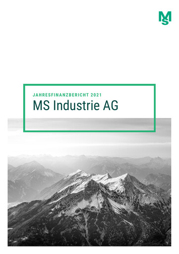 Thumbnail MS Industrie Financial Statement 2021