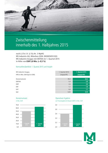 Miniature MS Industrie Rapport trimestriel 2015-q1