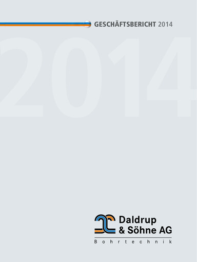 Thumbnail Daldrup & Söhne Annual Report 2014