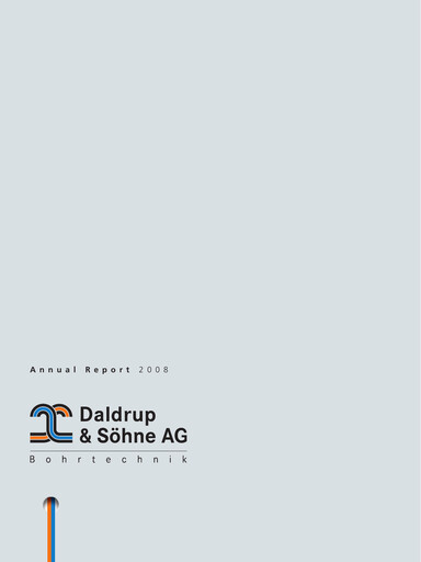 Thumbnail Daldrup & Söhne Annual Report 2008