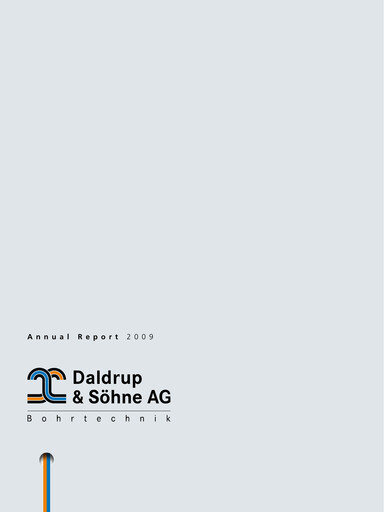 Thumbnail Daldrup & Söhne Annual Report 2009
