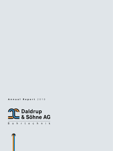 Thumbnail Daldrup & Söhne Annual Report 2010