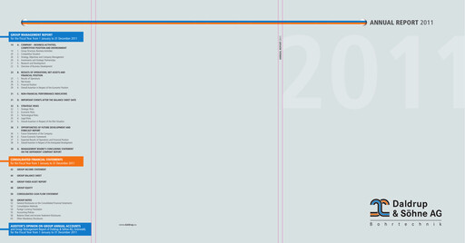 Thumbnail Daldrup & Söhne Annual Report 2011