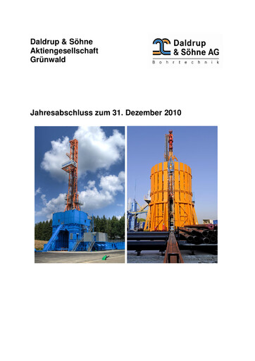 Thumbnail Daldrup & Söhne Financial Statement 2010