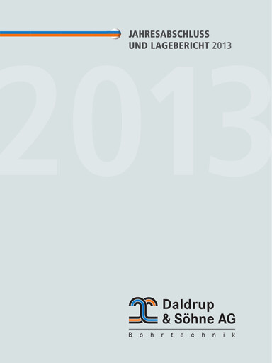 Thumbnail Daldrup & Söhne Financial Statement 2013