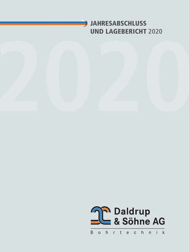 Thumbnail Daldrup & Söhne Financial Statement 2020
