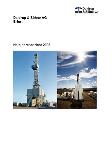 Miniature Daldrup & Söhne Rapport semestriel 2008