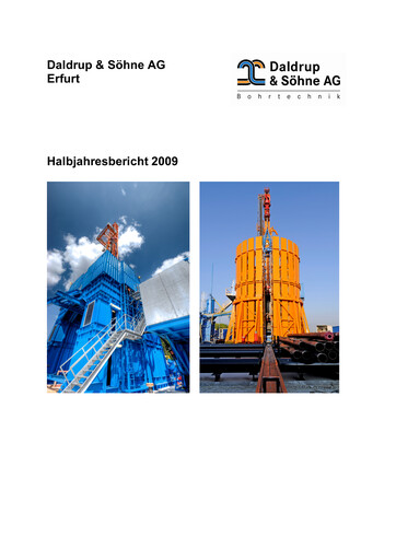 Miniature Daldrup & Söhne Rapport semestriel 2009