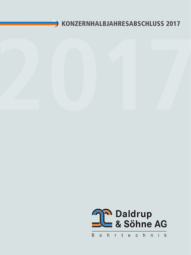 Miniature Daldrup & Söhne Rapport semestriel 2017
