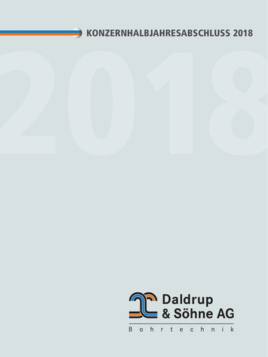 Miniature Daldrup & Söhne Rapport semestriel 2018