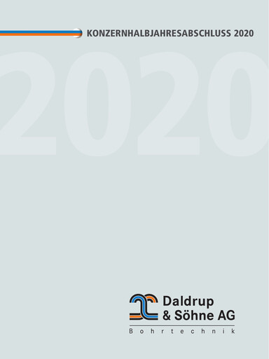 Miniature Daldrup & Söhne Rapport semestriel 2020