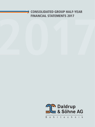 Thumbnail Daldrup & Söhne Half-year Report 2017-h1
