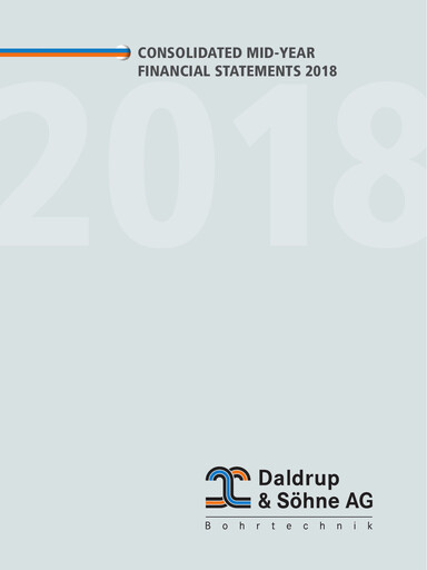 Thumbnail Daldrup & Söhne Half-year Report 2018-h1