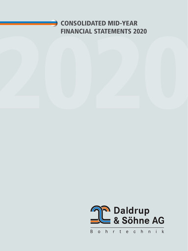 Thumbnail Daldrup & Söhne Half-year Report 2020-h1