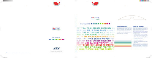 Miniature Fortune REIT
 Rapport annuel 2008