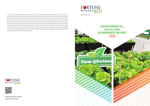 Miniature Fortune REIT
 Rapport ESG 2022