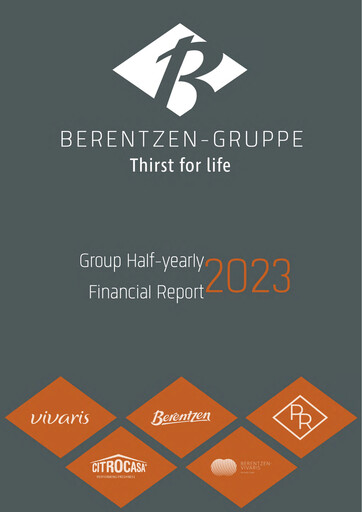 Miniature Berentzen-Gruppe Rapport financier 2023-h1