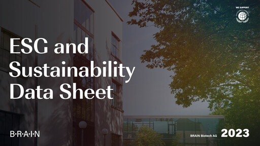 Thumbnail BRAIN Biotech ESG Report 2021-2022