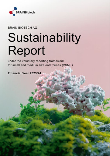 Thumbnail BRAIN Biotech Sustainability Report 2023-2024
