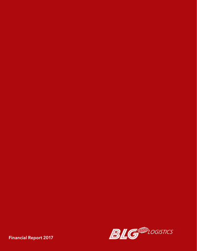 Miniature BLG Logistics Rapport financier 2017