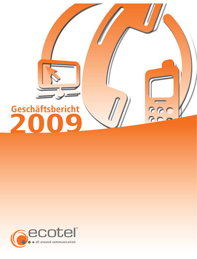 Thumbnail ecotel communication Annual Report 2009