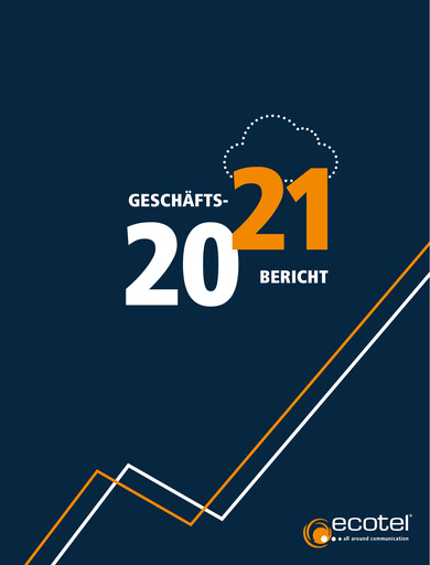 Thumbnail ecotel communication Annual Report 2021