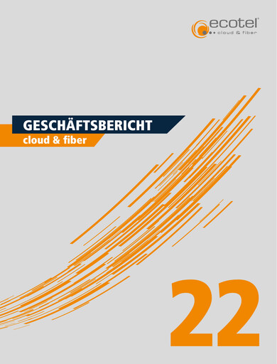 Thumbnail ecotel communication Annual Report 2022