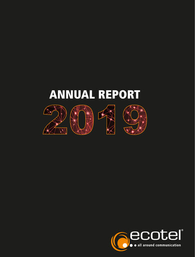 Thumbnail ecotel communication Annual Report 2019