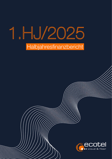 Thumbnail ecotel communication Half-year Report 2025-h1