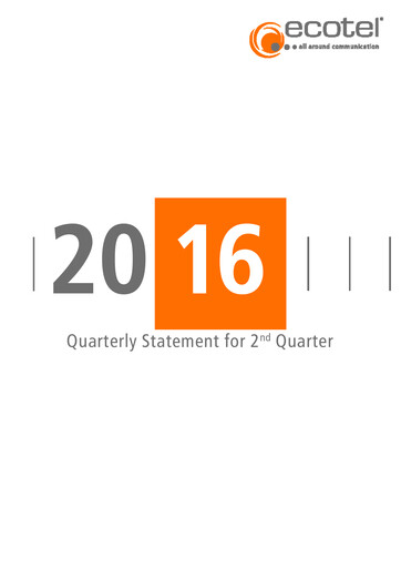 Thumbnail ecotel communication Half-year Report 2016-h1
