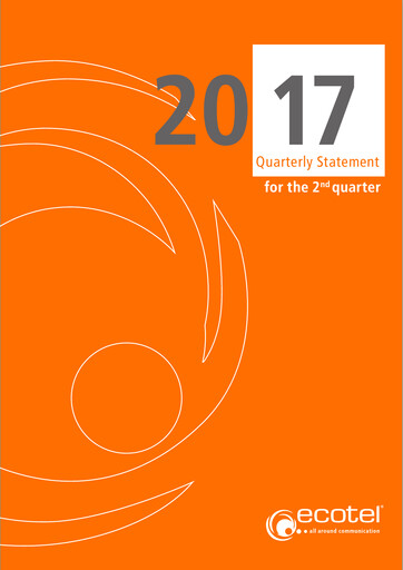 Thumbnail ecotel communication Half-year Report 2017-h1