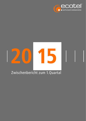 Thumbnail ecotel communication Quarterly Report 2015-q1