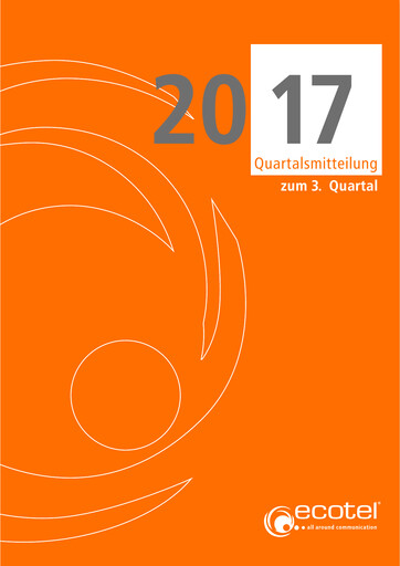 Thumbnail ecotel communication Quarterly Report 2017-q3