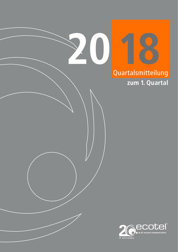 Thumbnail ecotel communication Quarterly Report 2018-q1