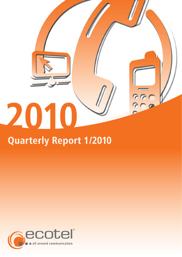 Thumbnail ecotel communication Quarterly Report 2010-q1