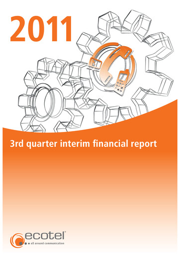 Thumbnail ecotel communication Quarterly Report 2011-q3