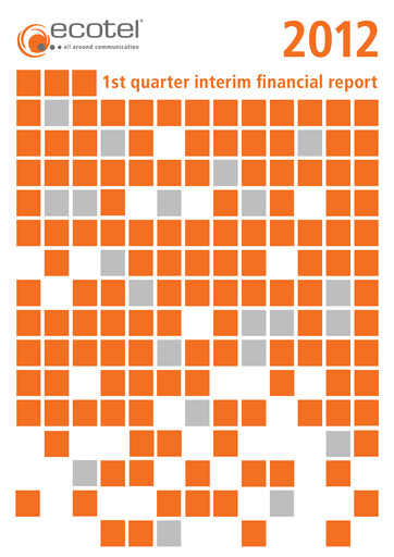 Thumbnail ecotel communication Quarterly Report 2012-q1